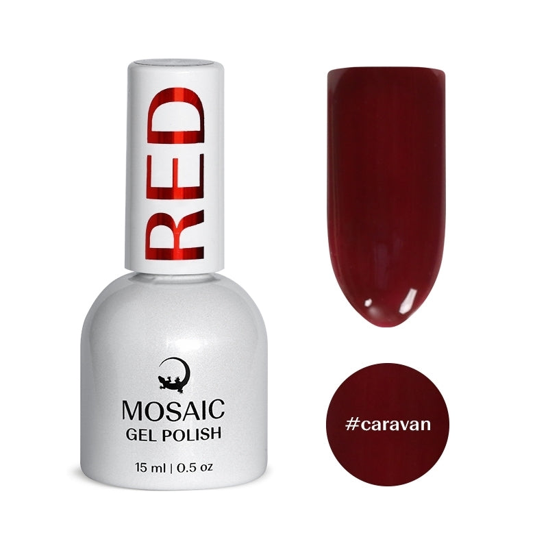 Gel Polish RED Collection - CARAVAN 15ml