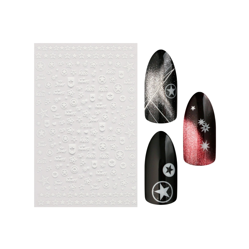 Sticker F338 White
