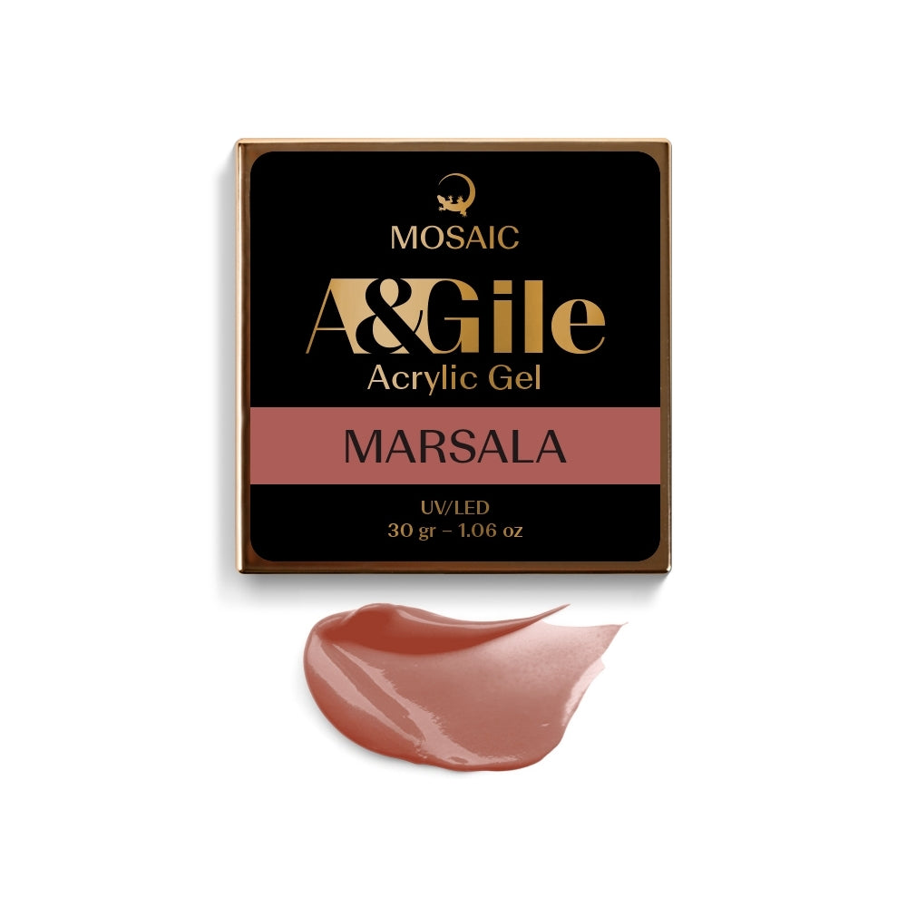 A&Gile Acrylic Gel - MARSALA 30 gr