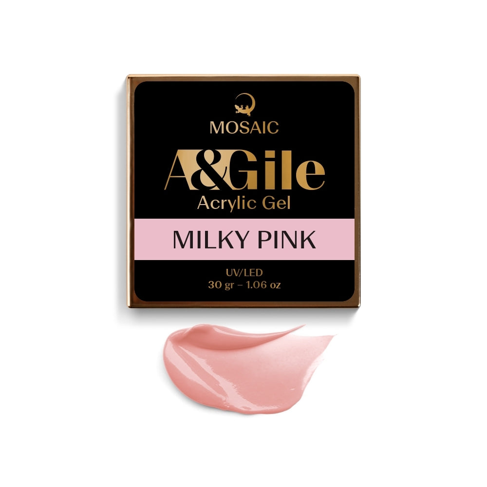 A&Gile Acrylic Gel - MILKY PINK 30 gr