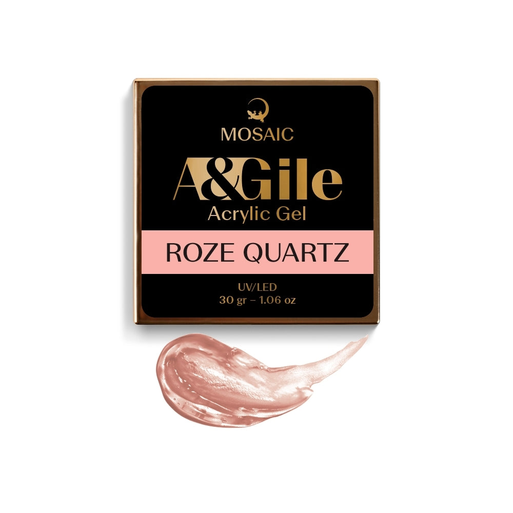 A&Gile Acrylic Gel - ROSE QUARTZ 30 gr