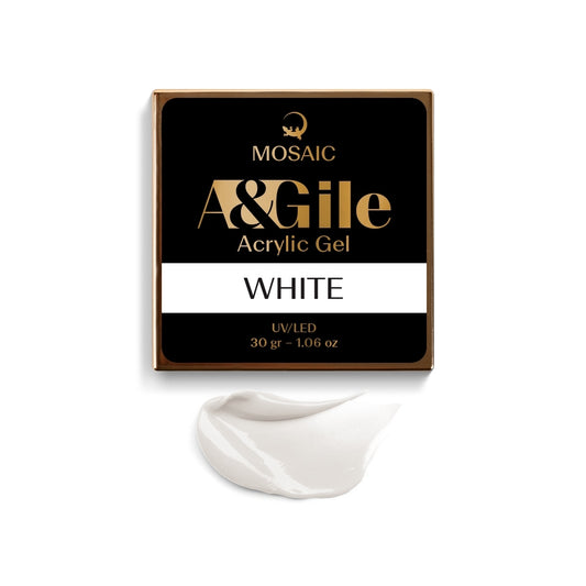 A&Gile Acrylic Gel - WHITE 30 gr
