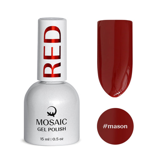 Gel Polish RED Collection - MASON 15ml