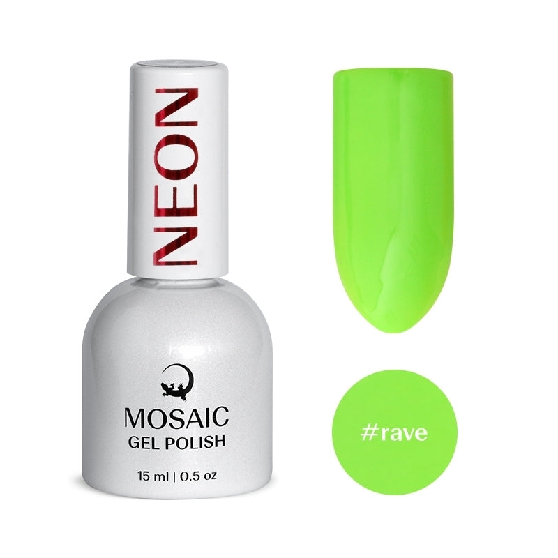 Gel Polish NEON Collection - RAVE 15ml