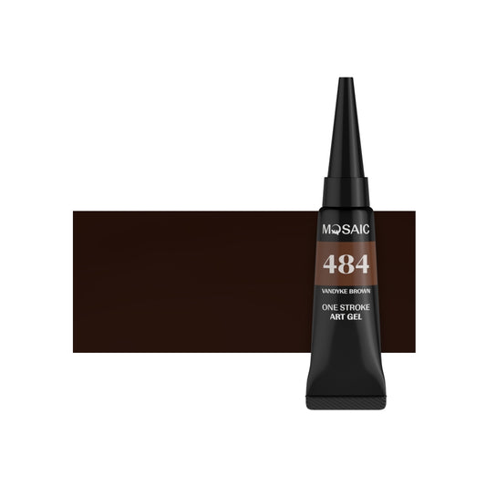 ONE STROKE Art Gel - VANDYKE BROWN (484) 5 ml