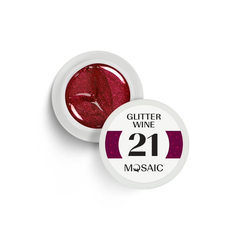 Gel Paint - Nr. 21 Glitter Wine 5ml