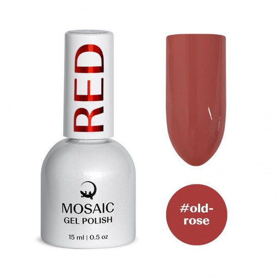 Gel Polish RED Collection - OLD ROSE 15ml