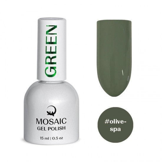 Gel Polish GREEN Collection - OLIVE SPA 15ml