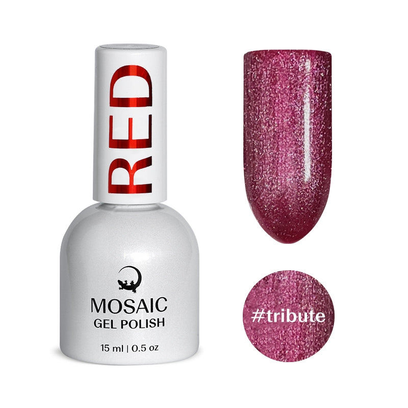Gel Polish RED Collection - TRIBUTE 15ml