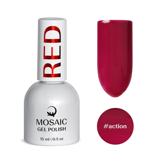 Gel Polish RED Collection - ACTION 15ml