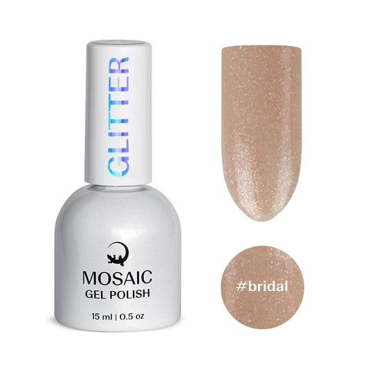 Gel Polish GLITTER Collection - BRIDAL 15ml