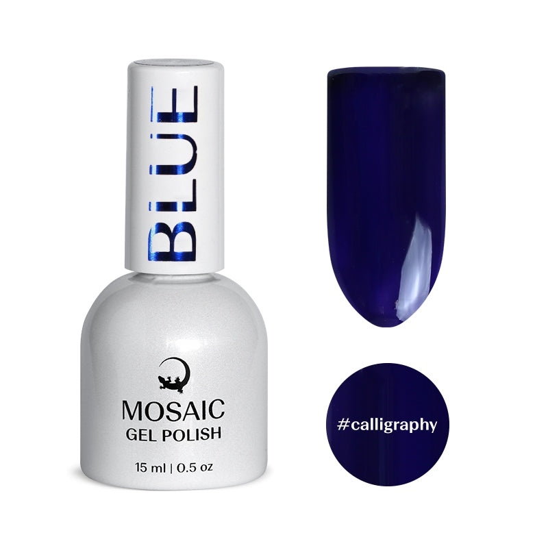 Gel Polish BLUE Collection - CALLIGRAPHY 15ml