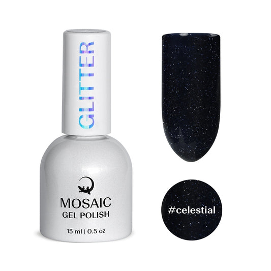 Gel Polish GLITTER Collection - CELESTIAL 15ml