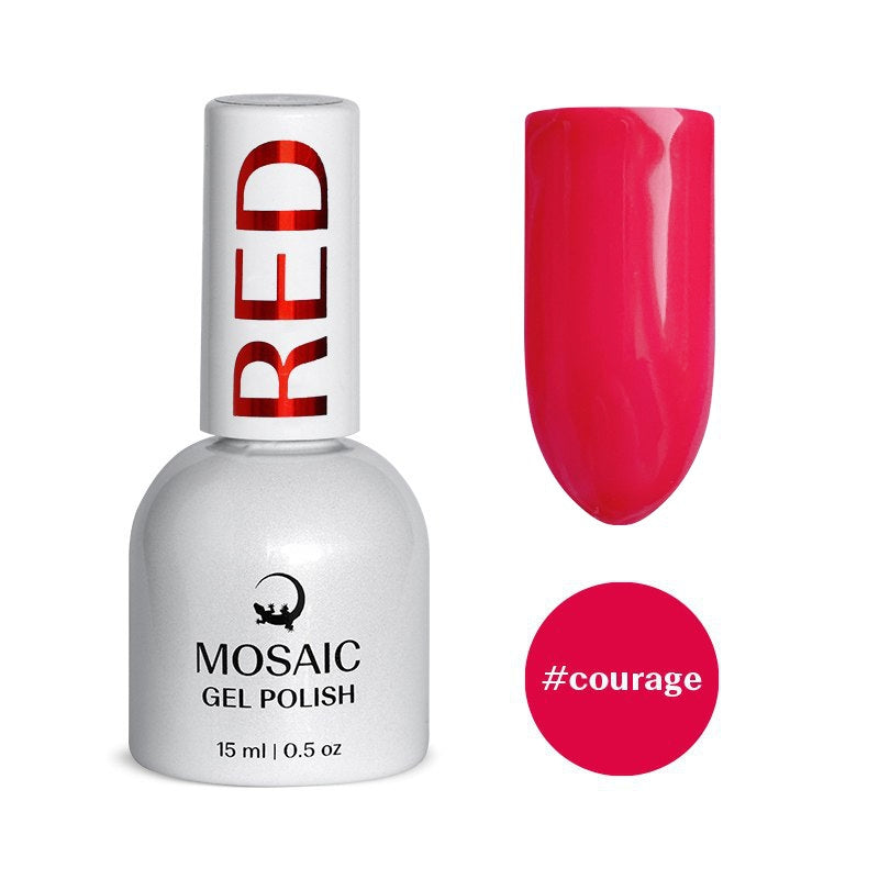 Gel Polish RED Collection - COURAGE 15ml