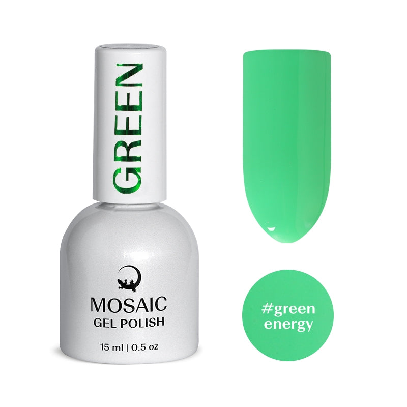 Gel Polish GREEN Collection - GREEN ENERGY 15ml