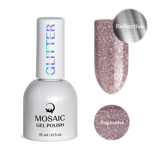 Gel Polish GLITTER Collection - QUEENS 15ml