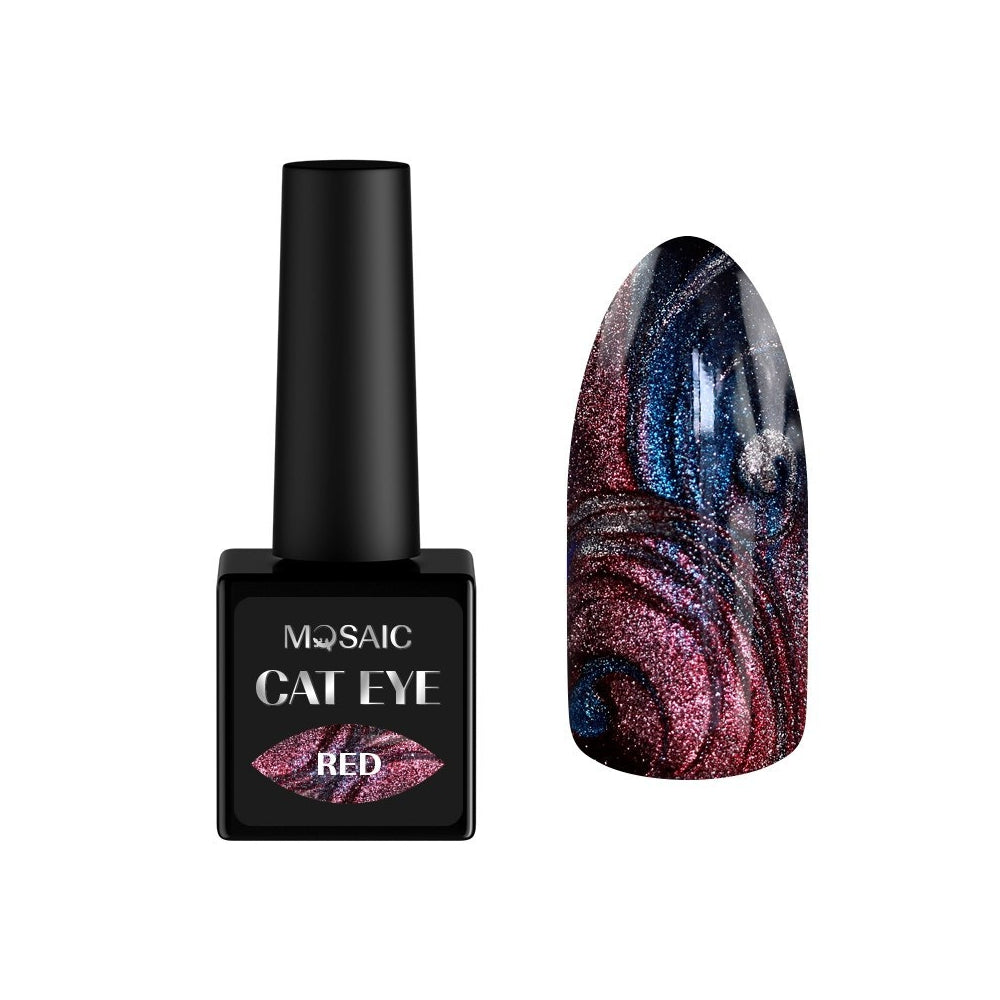 Gel Polish CAT EYE - RED 10ml