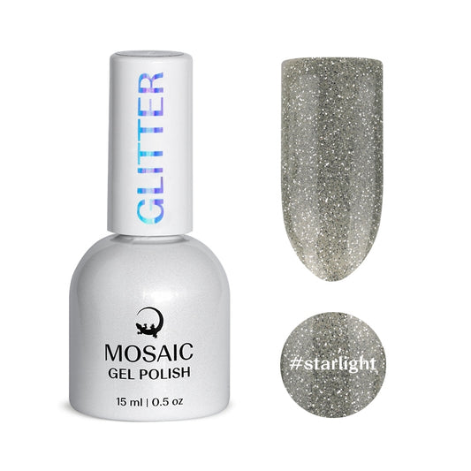 Gel Polish GLITTER Collection - STARLIGHT 15ml