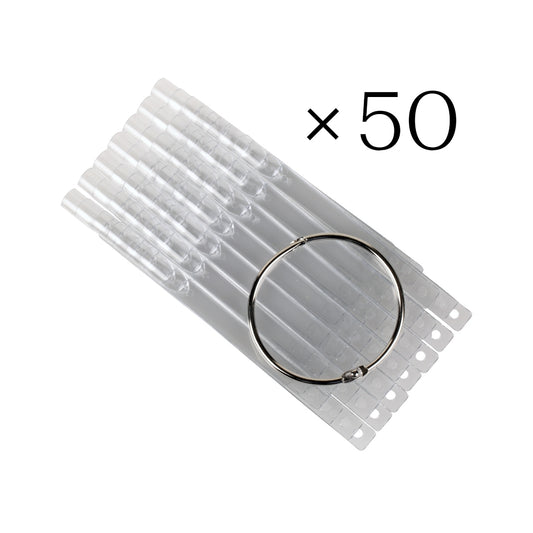 Clear Square Tip Sticks x50/pk.